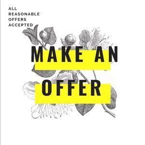 Reasonable offers welcomed!